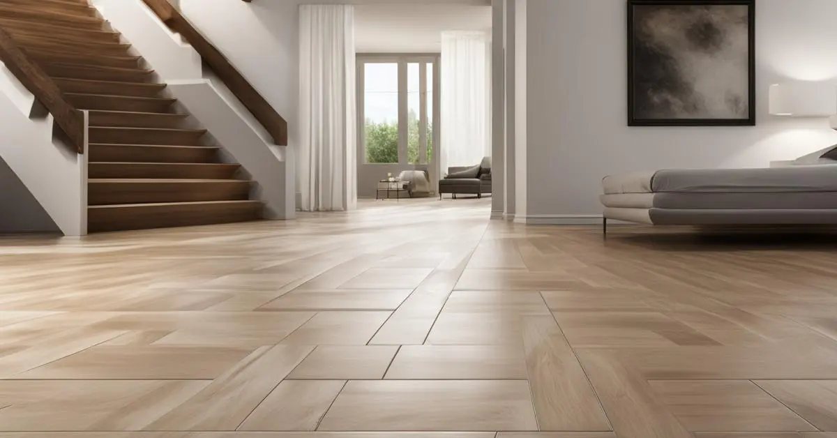 parkiet panelowy położony w przedpokoju